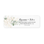 Rückgabeadresse für Gold Green Folies (Vorne)