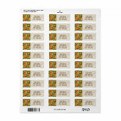 Rückgabeadresse für Herbst-Quilt (Vorne)