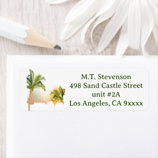 Rückgabeadresse für Palm Tree (Insitu)