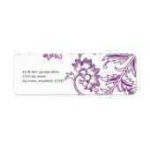 Rückgabeadresse für Rustic Chic (Vorne)