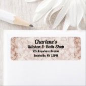 Rückgabeadresse für Rustikal-braunes Marmor (Insitu)