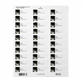 Rückgabeadresse für Schwarz und Weiß (Vorne)