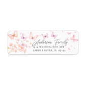 Rückgabeadresse für Whimsical Butterfys (Vorne)