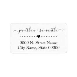 Rückgabeadresse-Label, Script-Rücksendeadresse Adressaufkleber