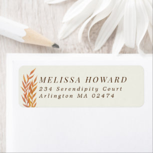 Rückgabeadressen für Orange Leafy Branches