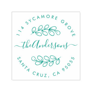 Rückgabeadressen von benutzerdefinierten Hand Draw Permastempel