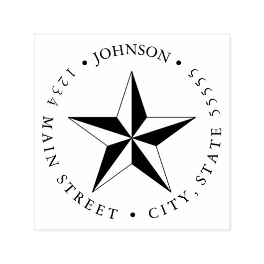 Rückgabesiegel für Nautic Star-Silhouetten Permastempel (Design)