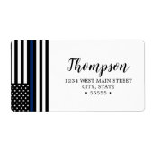 Rückgabezeichen für die dünne blaue Linie (Vorne)