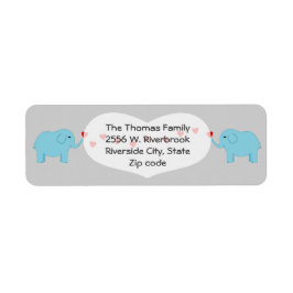 Rückgabezeichen für Zwillingsjunge Elefanten