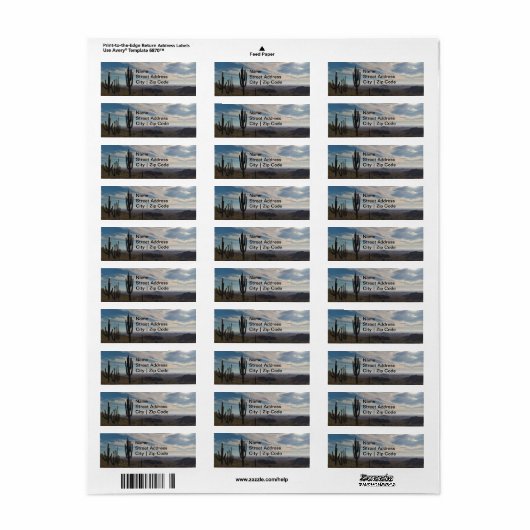 Rückgabezeichen mit Hintergrund der Wüstenlandscha (Vorne)