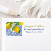 Rückgabezeichen . Zitronen und Fliesen im Mittelme (Insitu)