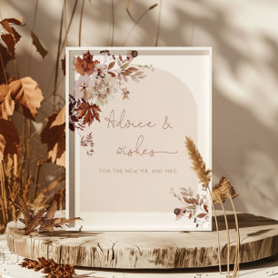 Rückgang der Beratung und Wünsche für Neugeborene  Poster