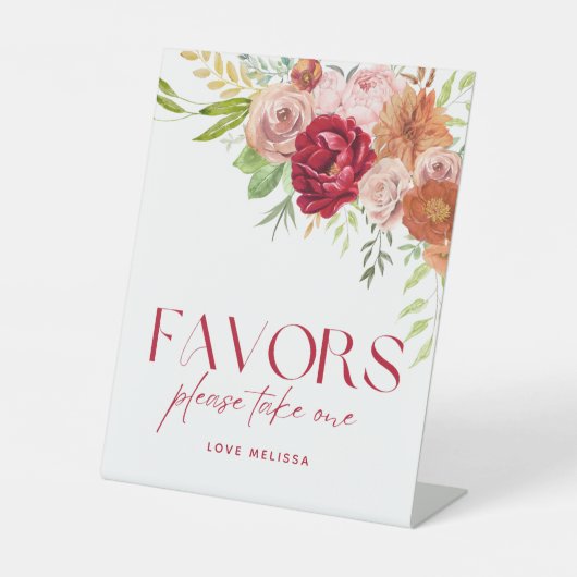 Rückgang der Brautparty-Favoriten-Zeichen in der L Sockelschild (Vorderseite)