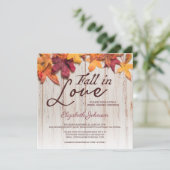 Rückgang der Brautparty-Liebe-Holzfall-Blätter (Stehend Vorderseite)