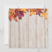 Rückgang der Brautparty-Liebe-Holzfall-Blätter (Rückseite)