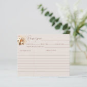 Rückgang der Brautparty-Rezeptionskarten in der Li (Stehend Vorderseite)