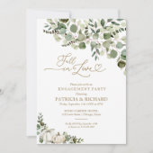 Rückgang der Grünen-Liebe-Engagement-Partei Einladung (Vorderseite)