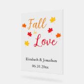 Rückgang der Liebe Acrylschild (Winkel)