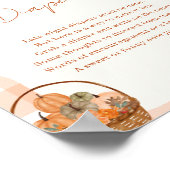 Rückgang der Liebe Baby Dusche Spätnachtsdiapers Z Poster (Ecke)