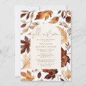 Rückgang der Liebe | Babyparty Einladung (Vorderseite)