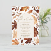 Rückgang der Liebe | Babyparty Einladung (Stehend Vorderseite)