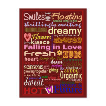 Rückgang der Liebe | Blue Beach Song™ Postkarte