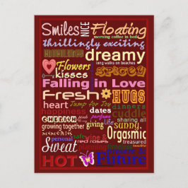 Rückgang der Liebe | Blue Beach Song™ Postkarte