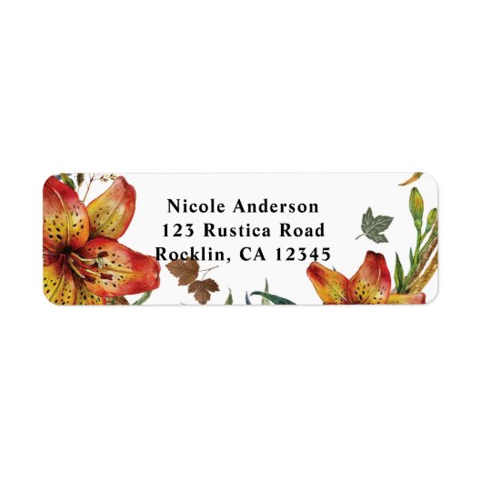 Rückgang der Liebe Blumenorgel Lilien & Blätter He (Vorne)