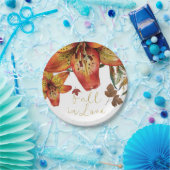 Rückgang der Liebe Blumenorgel Lilien & Blätter He Pappteller (Party)