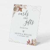 Rückgang der Liebe | Boho Blume Karten und Geschen Sockelschild (Vorderseite)