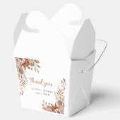 Rückgang der Liebe | Boho Blume Wedding Geschenkschachtel (Geöffnet)