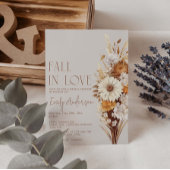 Rückgang der Liebe Boho Brautparty Einladung