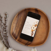 Rückgang der Liebe Boho Brautparty Einladung