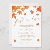 Rückgang der Liebe Brautdusche Einladung (Vorderseite)