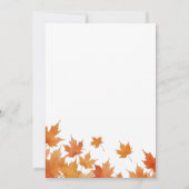 Rückgang der Liebe Brautdusche Einladung (Rückseite)