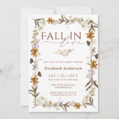 Rückgang der Liebe Brautdusche Einladung (Vorderseite)