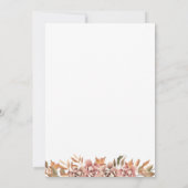 Rückgang der Liebe Brautdusche Einladung (Rückseite)