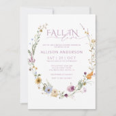 Rückgang der Liebe Brautdusche Einladung (Vorderseite)