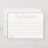 Rückgang der Liebe Brautparty Beratung & Brunnen W Einladung (Vorderseite)