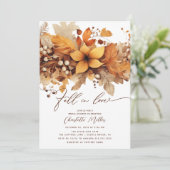 Rückgang der Liebe Brautparty Einladung (Stehend Vorderseite)