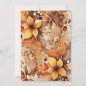 Rückgang der Liebe Brautparty Einladung (Rückseite)