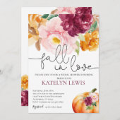 Rückgang der Liebe Bridal Dusche Einladung (Vorne/Hinten)