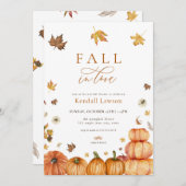 Rückgang der Liebe Bridal Dusche Einladung (Vorne/Hinten)