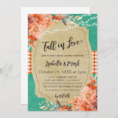 Rückgang der Liebe Bridal Dusche Einladung (Vorne/Hinten)