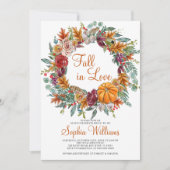 Rückgang der Liebe Bridal Dusche Einladung (Vorderseite)