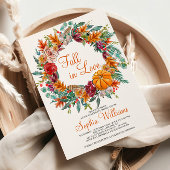 Rückgang der Liebe Bridal Dusche Einladung