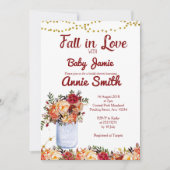 Rückgang der Liebe Bridal Dusche Einladung (Vorderseite)