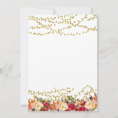 Rückgang der Liebe Bridal Dusche Einladung (Rückseite)