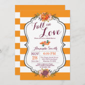 Rückgang der Liebe Bridal Dusche Einladungskarte Einladung (Vorne/Hinten)