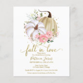 Rückgang der Liebe Budget Bridal Dusche Einladung (Vorderseite)